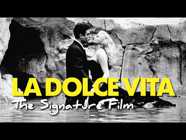 La Dolce Vita  Federico Fellini's Stylish Cinematic Landmark