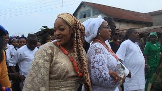 QUEEN NAOMI OGUNWUSI DANCING REACTION TO BATA DRUM @ OLOJO FESTIVAL 2019