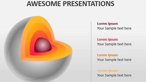 How to create sphere with core in Microsoft Office powerpoint | powerpoint tricks.