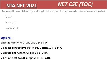 PYQ OF TOC | NTA NET JUNE 2024 | UGC NET JRF EXAM | COMPUTER SCIENCE