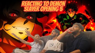 Reacting To Demon Slayer Season 4 Opening | TMC