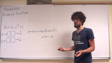 Precalculus Inverse Functions Unit Part 2: Inverting a Quadratic Function