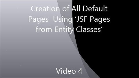 JSF Tutorial Shopping Cart : Create default JSF Pages-Primefaces,Netbeans : Video 4