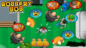Robbery Bob - Prison vs Robbery Bob 2 Gameplay Walkthrough Ep 132