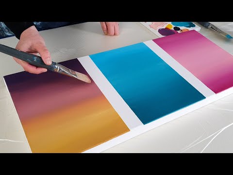 How to Blend Acrylic Paint - 3 Blending Techniques for Beginners – Painting Tutorial