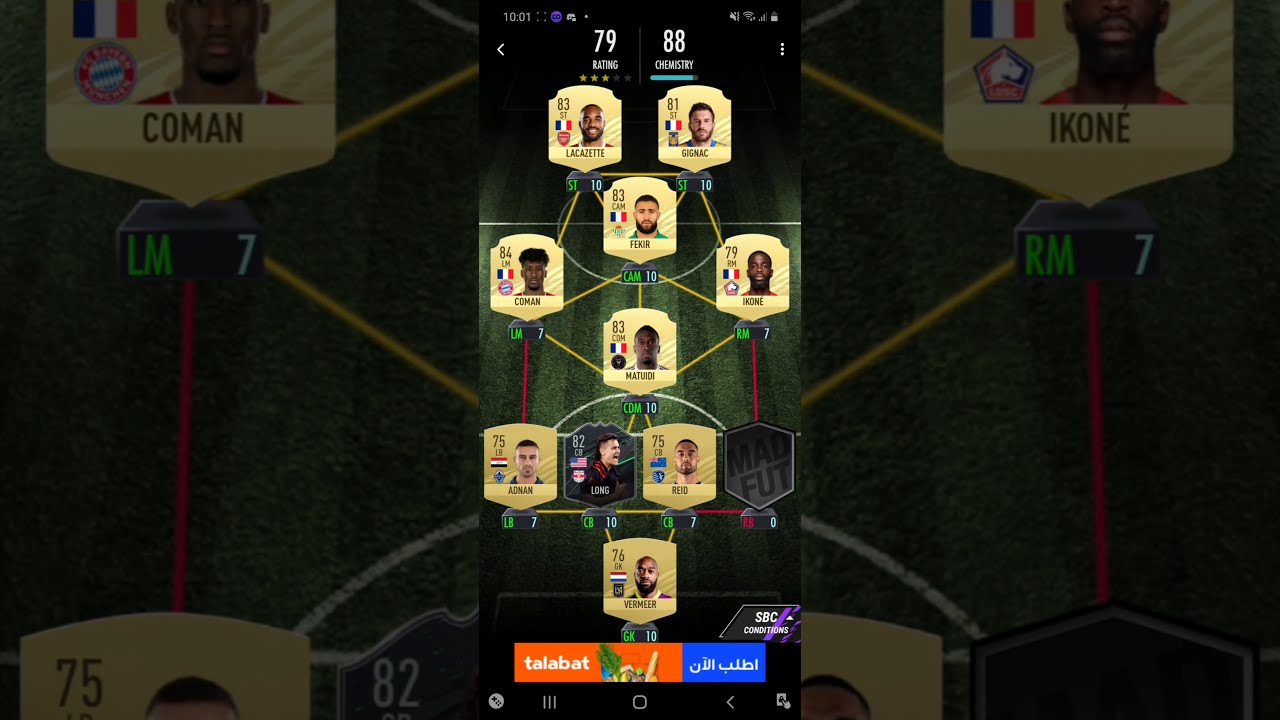How to do Ben Arfa Flashback SBC In Madfut *Easy Method*