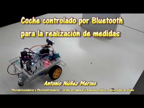 Coche controlado por Bluetooth para la realización de medidas