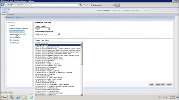 SAP Webi - BI Preferences