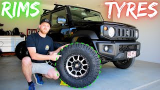TYRES & RIMS || Suzuki Jimny JB74 Tyre and Wheel Upgrade || Fitting Off-Road 4wd Tyres To My Jimny