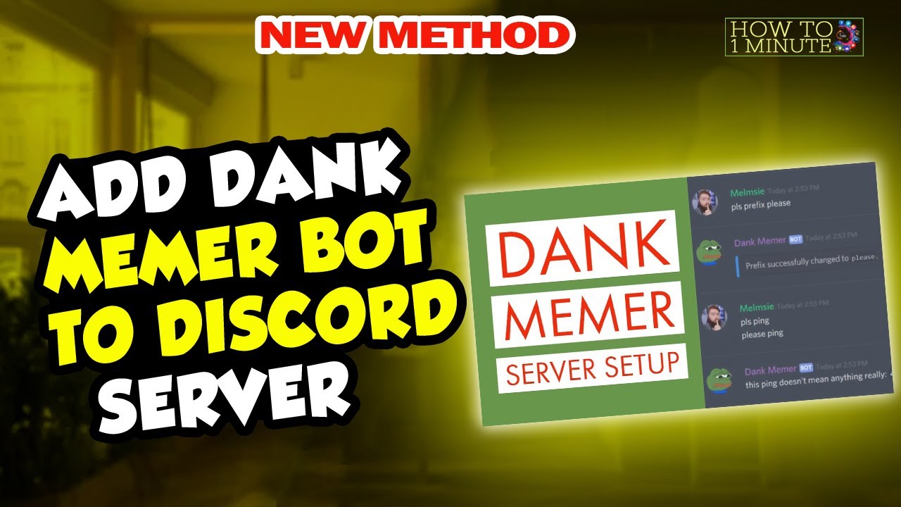 How To Install & Use Dank Memer Bot on Discord — Tech How