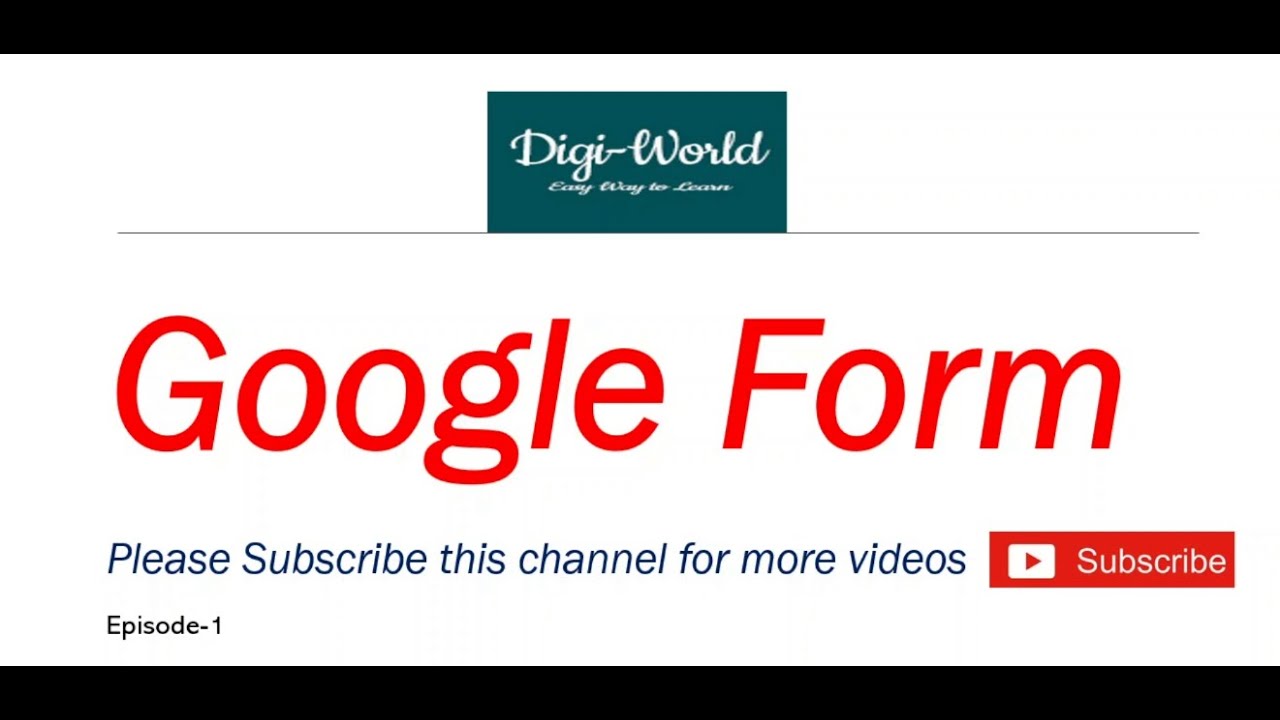 Google Form in Malayalam For Beginners.. 