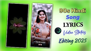 Old Hindi Song Lyrics Status Video Editing Alight Motion || Hindi Song Alight Motion Video Editing 