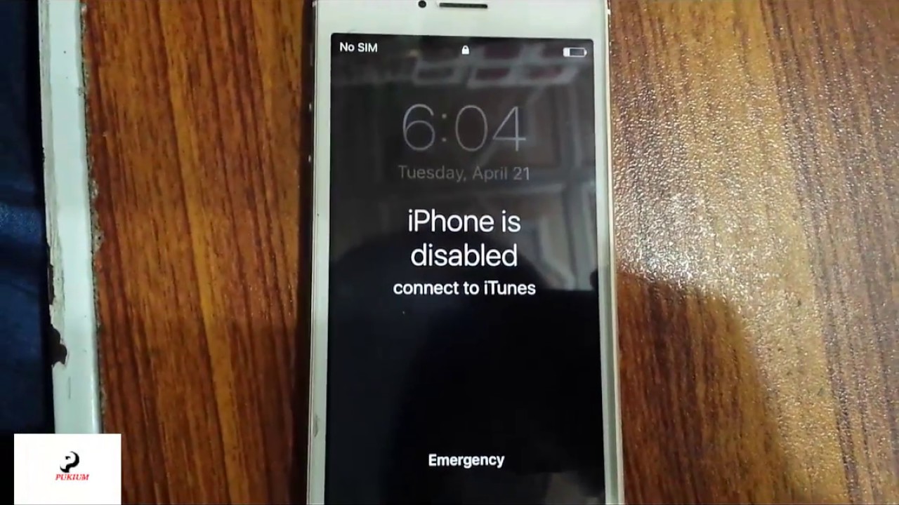 Factory reset iphone se 25 without passcode