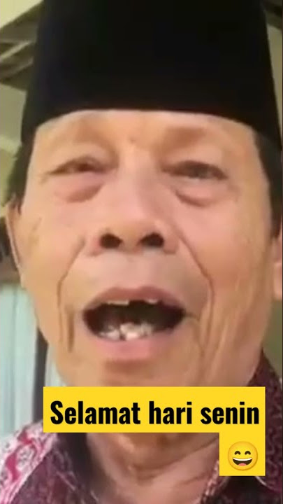 Ucapan Hari Senin dari Bang Malih Tong Tong #short #komedijawa