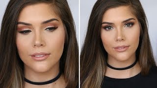 DAYTIME GLAM MAKEUP TUTORIAL ft. Too Faced Sweet Peach Collection! | Katerina Williams