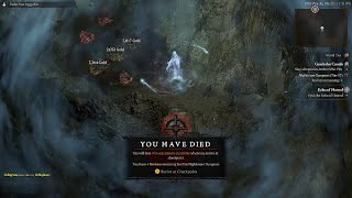 Diablo 4 - Double Curse Necro (90) Clears Level 65 Nightmare Dungeon! (no sound)