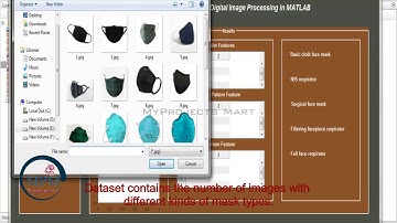 Types Of Face Mask Identification System Using KNN classifier - Digital Image Processing | MATLAB