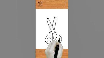How to Draw Scissors – Easy Step-by-Step Drawing Tutorial
