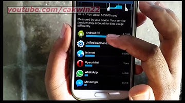 Samsung Galaxy S4 : How to disable background data per app