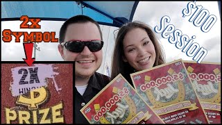 Symbol hunting some more: $100 in luck tickets, florida lotto scratch
offs