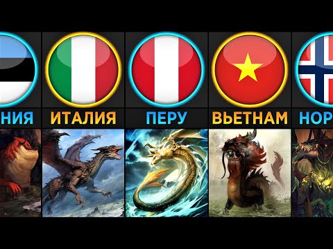 Драконы из Разных Стран (Сравнение)