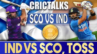 Live: IND Vs SCO | T20 World Cup 2021 | CRICTALKS | India Vs Scotland T20 | TOSS & PRE-MATCH