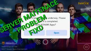 PES 18 server maintenance problem fixed. Konami app . Pes Opening problem fixed screenshot 5