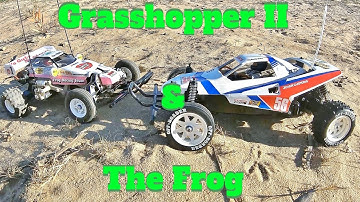 Tamiya Grasshopper II & Frog Hit The Sand