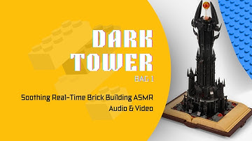 Build With Me: Bag 1 of Barad-dûr-Inspired Dark Tower | Relaxing Lego ASMR