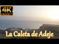 TENERIFE 4K | WALK - La Caleta de Adeje 🌅 Sunset 🥰 Beautiful Views 2021