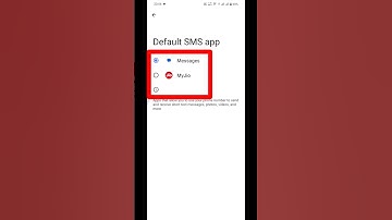 Default SMS Settings || #shorts