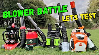 We Tested 4 Backpack Leaf Blowers And This Happened!