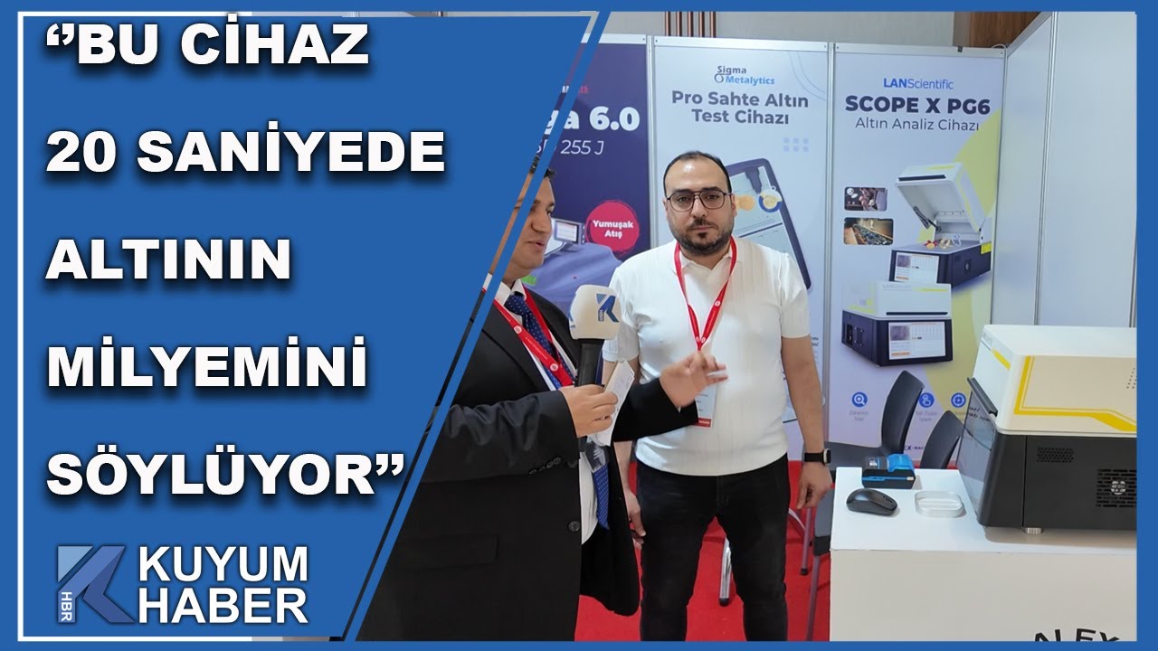 XRF Altın Analiz Cihazı Sahte ve Kaplanmış Altını 20 Saniyede Tespit Ediyor