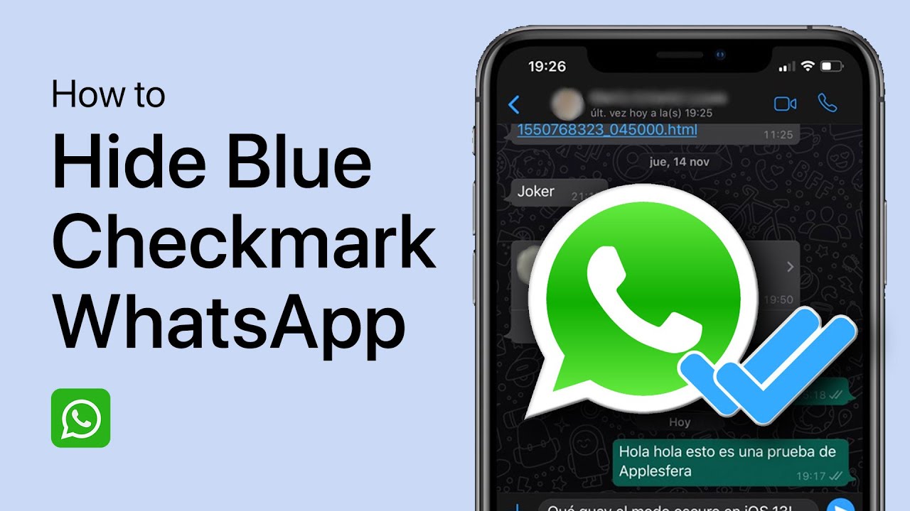 How To Hide Blue Tick Marks In WhatsApp Disable Read Receipts YouTube