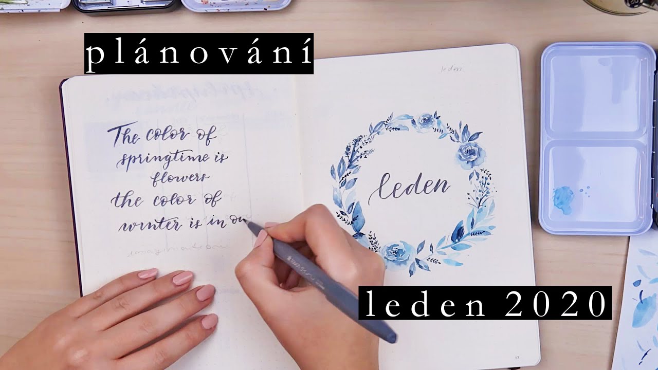 Bullet Journal česky: Leden 2020