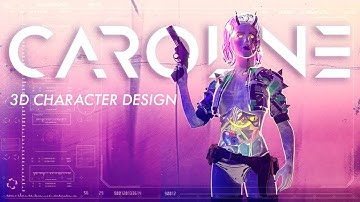 Creating 3D Character "Caroline" in Blender and CC4