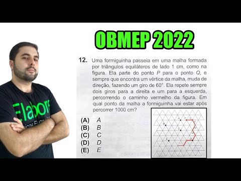 OBMEP 2022 - Nível 1 - Questão 12 - 1a Fase - em parceria com @Marcos Aba Matemática