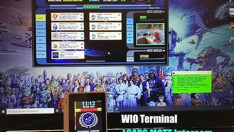 LCARS MQTT Intercom with Wio Terminal