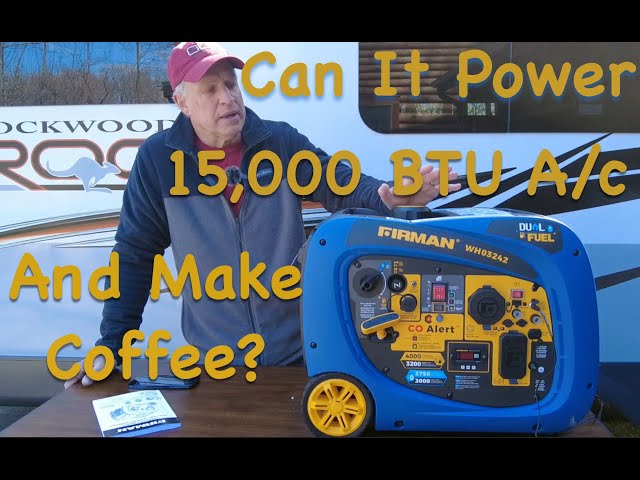 RV For The Rest Of Us:  Review Firman WH03242, Can It Power A 15,000 BTU A/C And Still Make Coffee class=