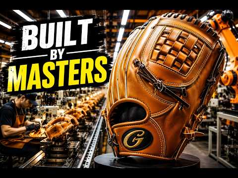 Inside the Glove Factory – How Pro Baseball Gloves Are Handcrafted Full Documentary