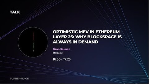 Optimistic MEV in Ethereum Layer 2s: Why Blockspace Is Always in Demand (Ozan Solmaz)