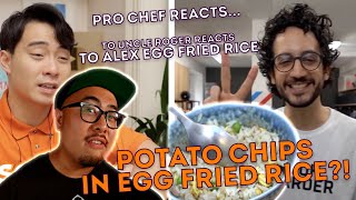 Pro Chef Reacts... to Uncle Roger CAN THIS FRENCH GUY MAKE EGG FRIED RICE? (Alex)