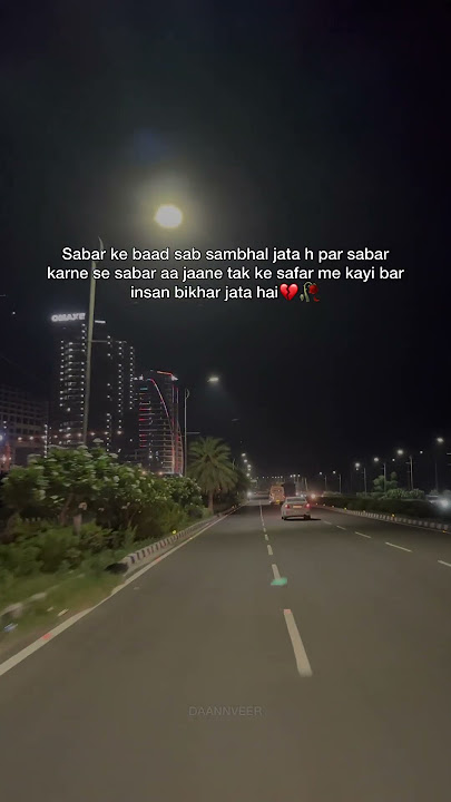 Sabar Hindi & Urdu Shayari Aesthetic Shorts Status