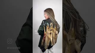 Процесс разработки рубашки из нашего art- принта Боттичелли «Весна»✨