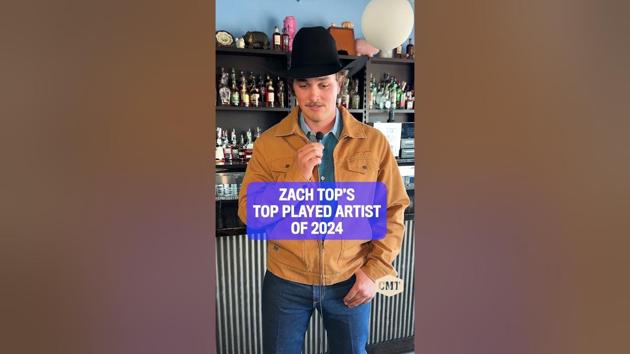 Zach Top's Top Played Artist of 2024 | #CMT