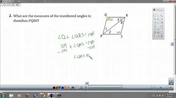 Geo 6.4 Rhombuses, Rectangles, and Squares oh my!