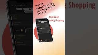 Going Shopping App: Easy & Simple Grocery Shopping List App screenshot 1