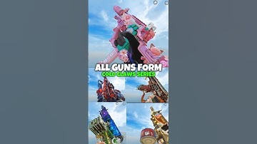 All Legendary Guns From Cold Claws Series #codm #shorts #codmiphone
