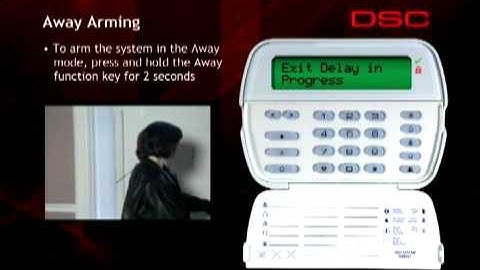 DSC PowerSeries Away Arming