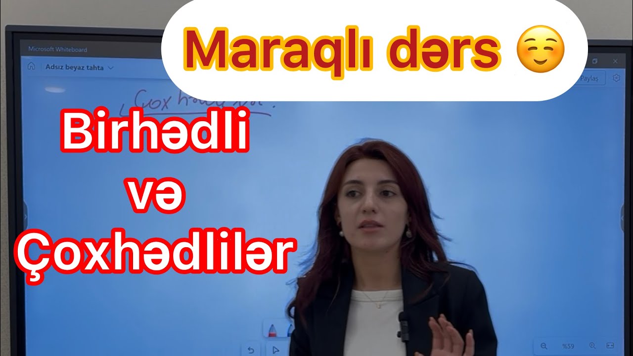 Birhədlilər və Çoxhədlilər | Dərsimizdən maraqlı bir hissə ☺️